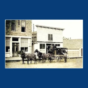 Photographic print of the "Mail Hack at Mountain Home Post Office"