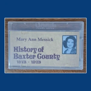 History of Baxter County, Searchable Flash Drive