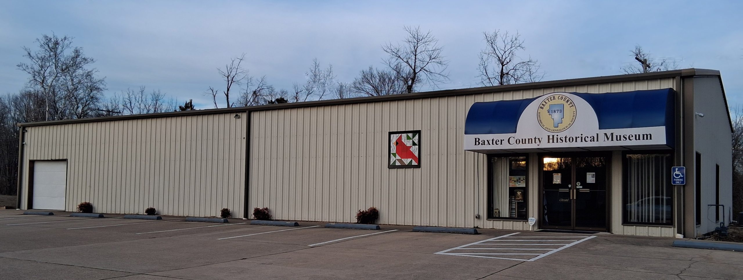 Historical Museum on Bomber Blvd - full length